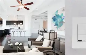 Wi-Fi security lights em uso