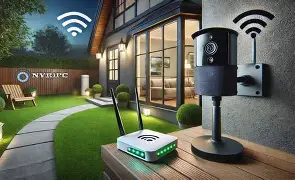 Conexão da câmera de segurança com a rede wifi