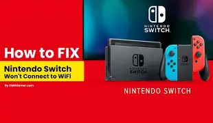 Nintendo Switch mostrando a mensagem de erro