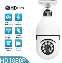 WiFi Bulb Security Camera - Proteção