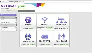 Imagem de configuração de roteador