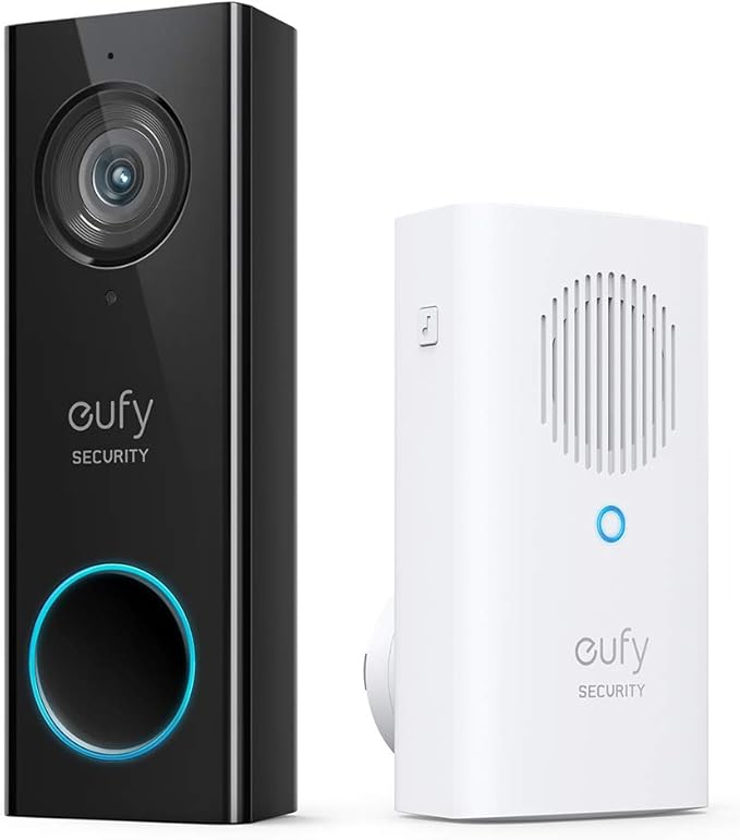 eufy Security Wi-Fi Video Doorbell 2K Resolution
